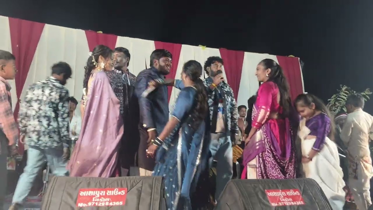 અજય ના લગન ની મોજ ગરબા 