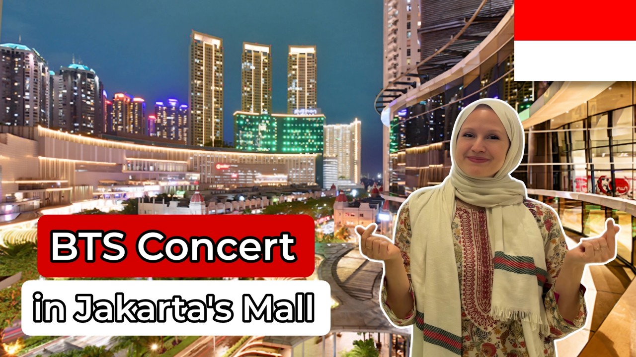 День в Джакарте 🇮🇩 — потрясающий Eco Skywalk + живое выступление BTS!