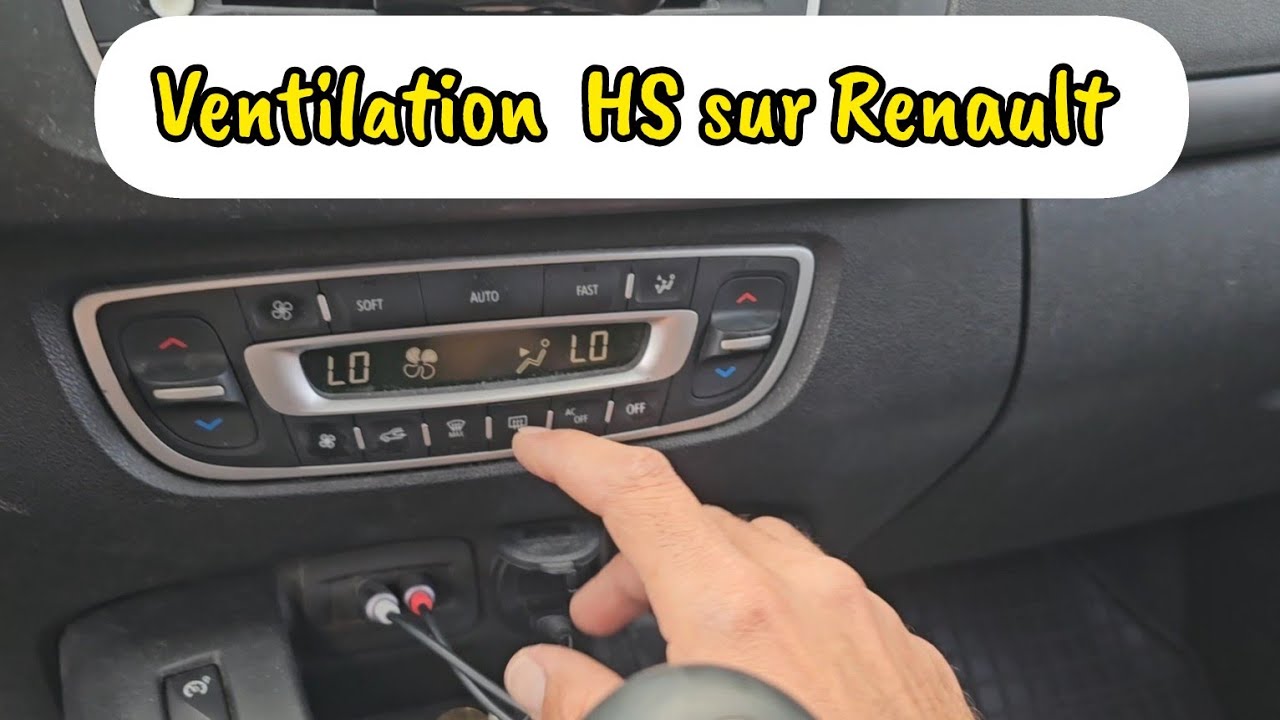 Renault : Plus de ventilation malgré résistance neuve ? Voici la vraie panne cachée ! ❌💨