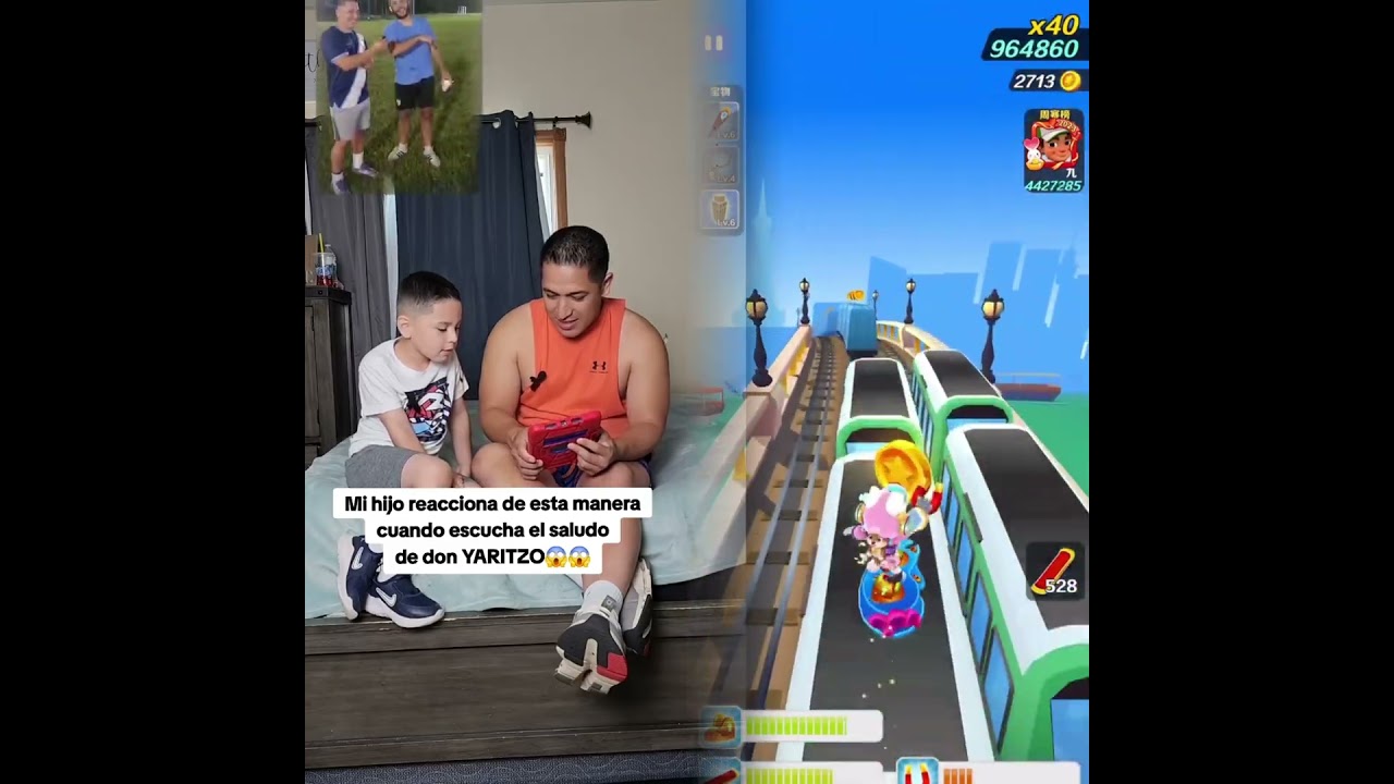 Mi hijo reacciona de esta manera al escuchar el saludo de carlos espina y don yaritzo