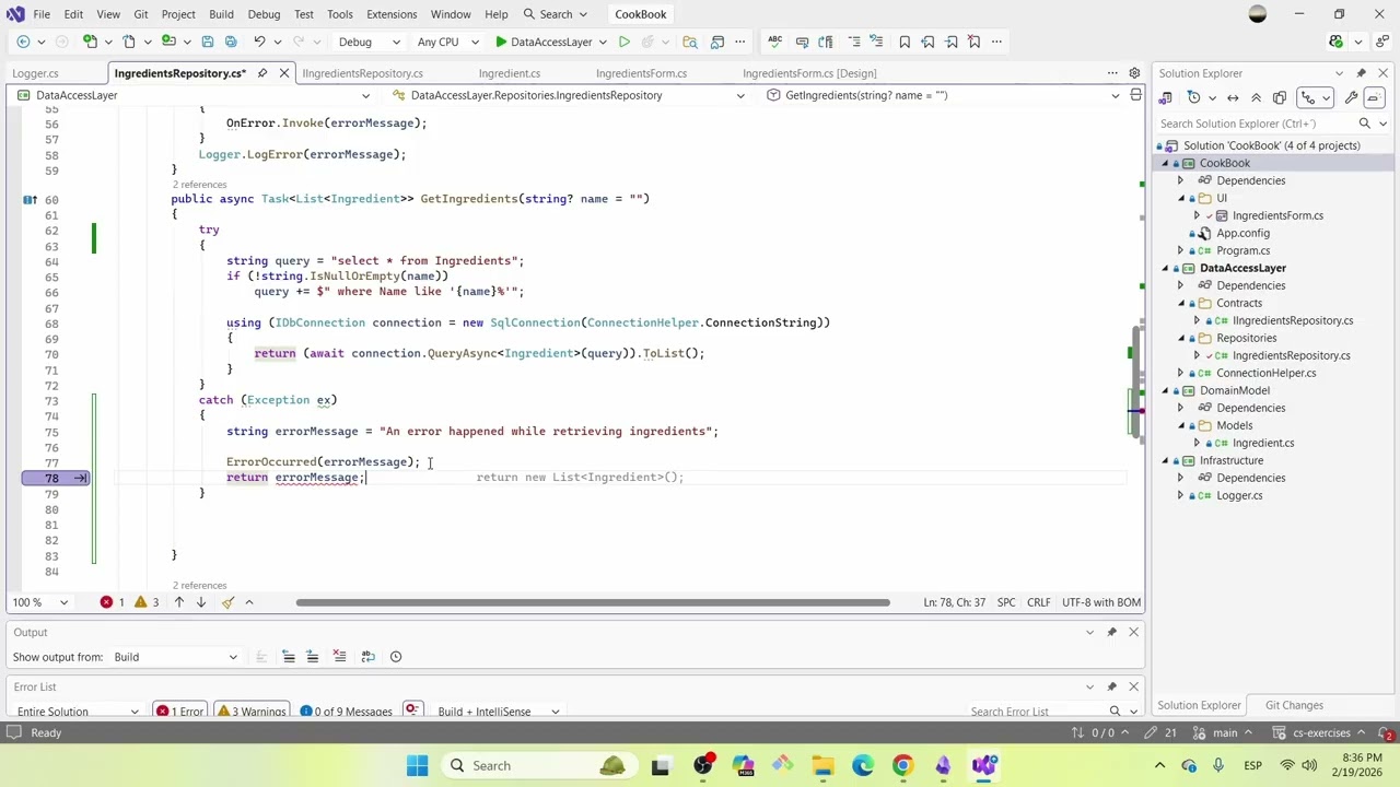 Try-Catch Block in data requests | #csharp #dotnet