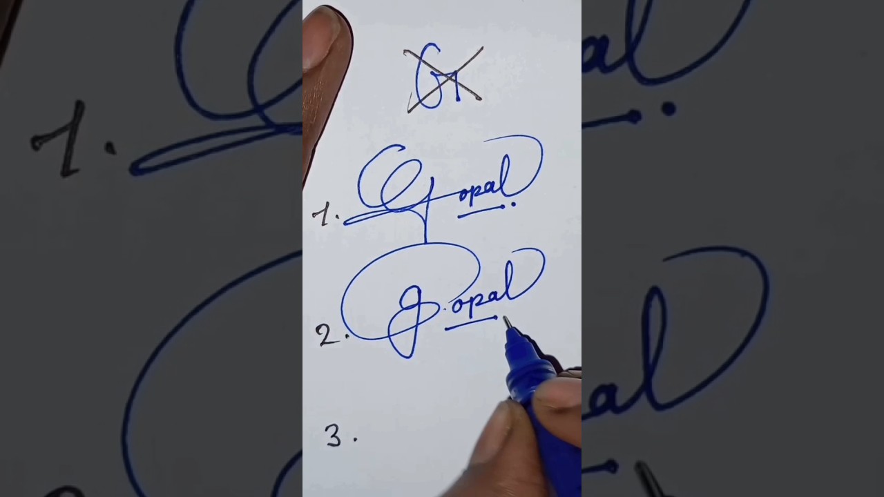 G letter signature style video #calligraphy#namestyle #artist#signature#ideas#gopal signature style