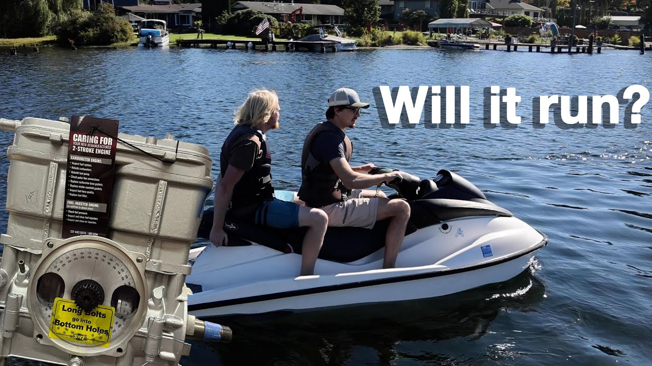 Seadoo 720 Engine Replacement Pt 3: Installing Impeller and Sea Trial