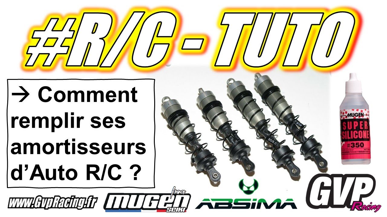 RC-TUTORIEL : Bien Remplir ses AMORTISSEURS R/C ?