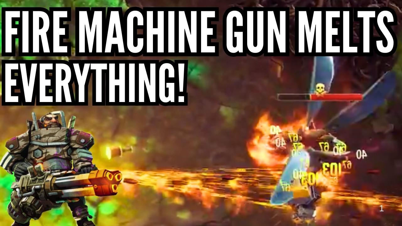 This Overclock Turns the Gunner into a Literal Flamethrower | DRG: Survivor