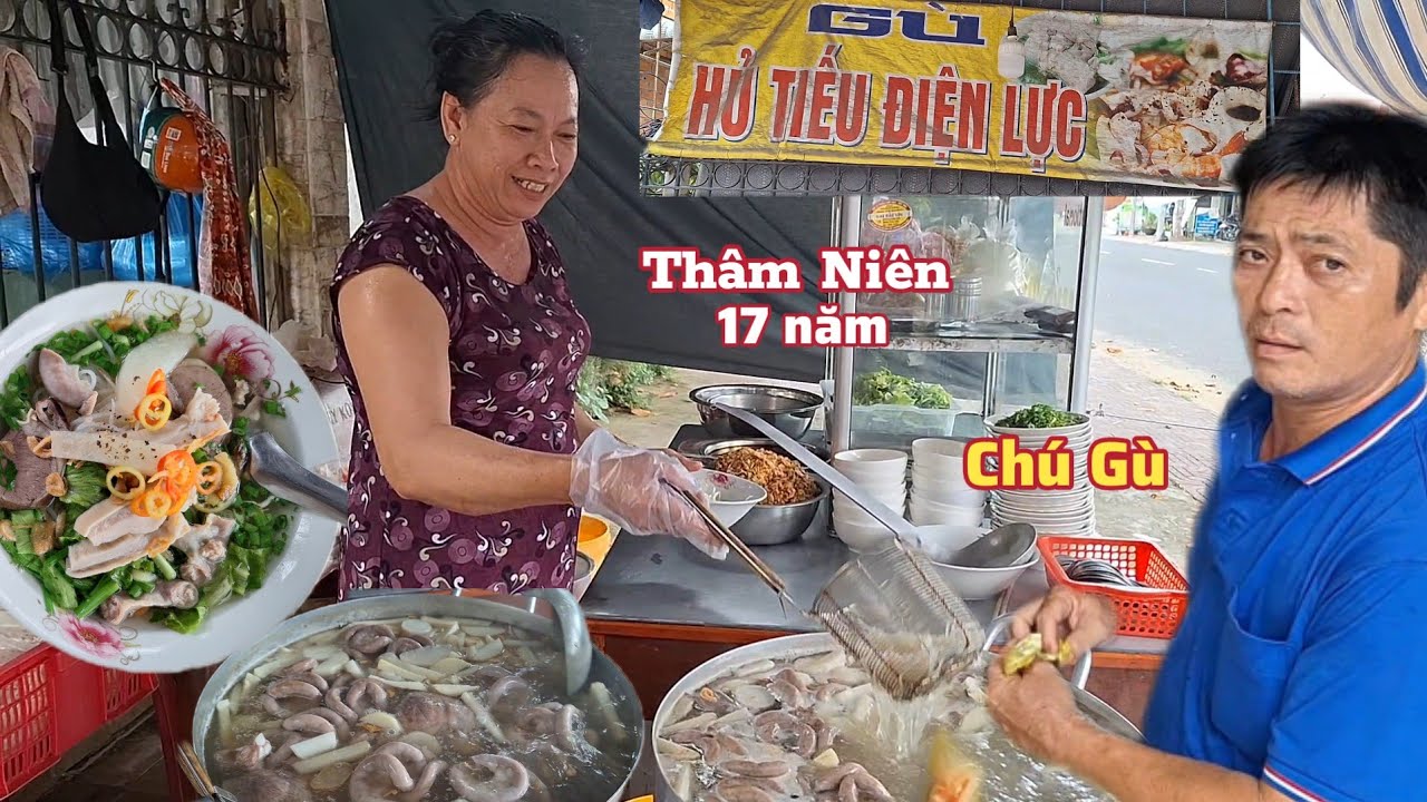 Hủ tiếu Gù thâm niên 17 năm giá rẻ mà ngon nức tiếng tại thành phố Sa Đéc