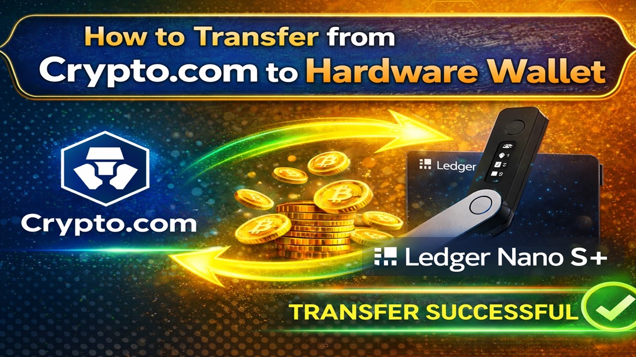 🚀 Crypto.com to Ledger Nano S Plus Transfer Tutorial (2026) | #vauld #crypto #drezillion #ledger