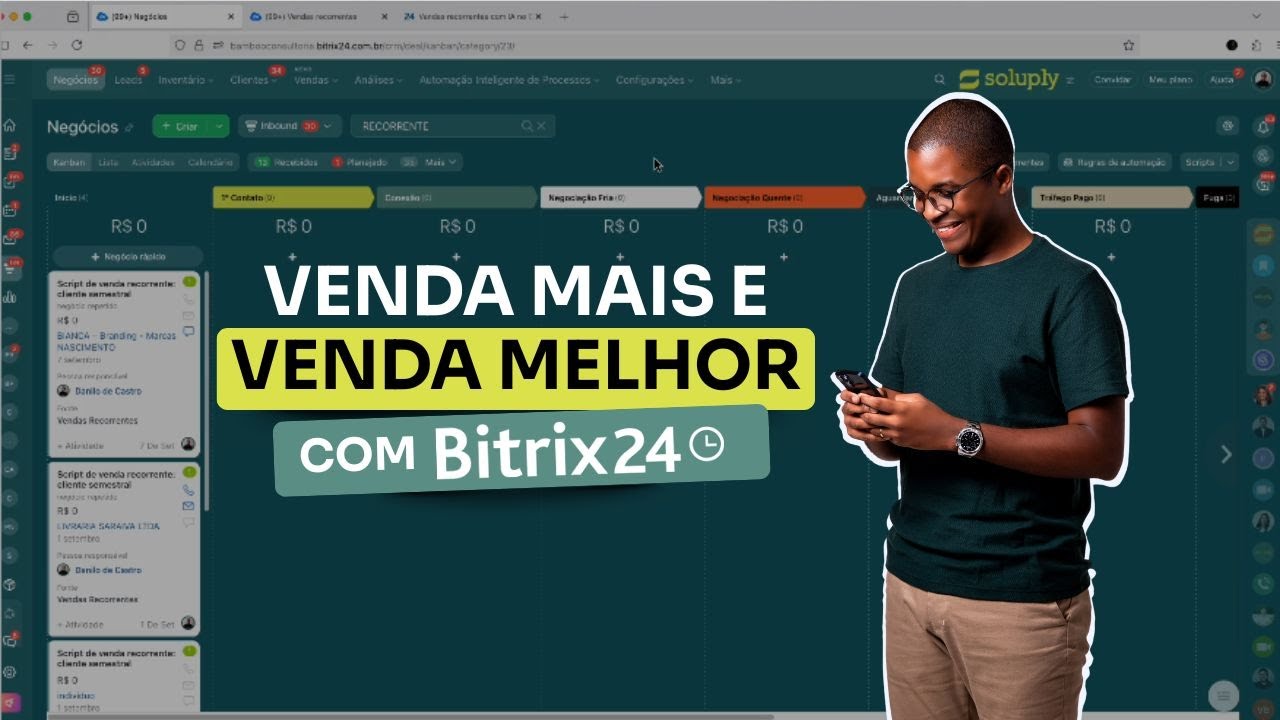 COMO TER VENDAS RECORRENTES COM IA NO BITRIX24?