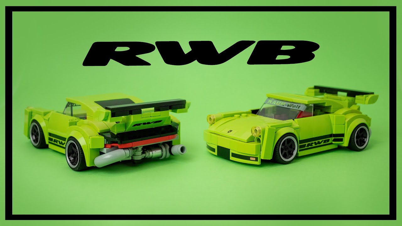 LEGO Porsche 911 993 RWB Build