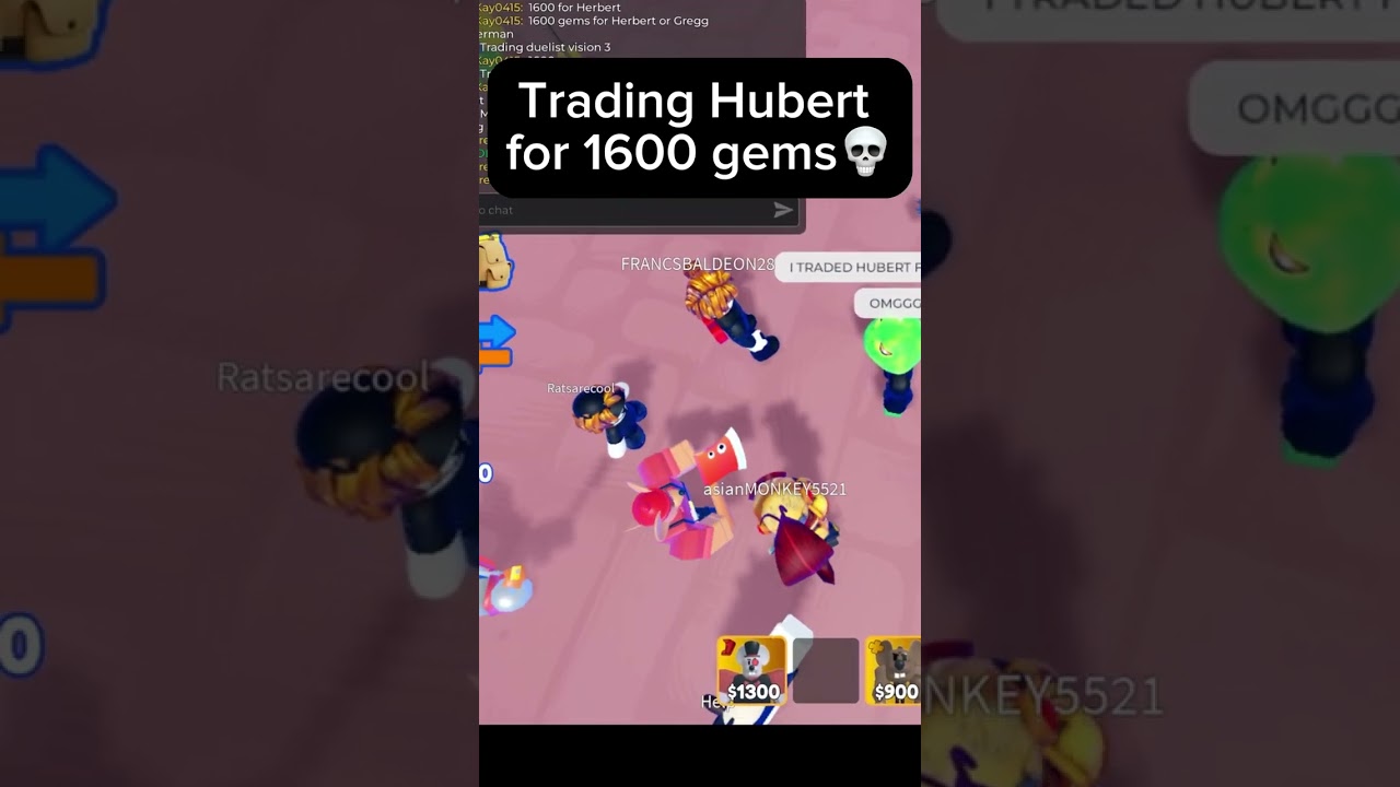 Trading Hubert in Cheese TD for 1600 GEMS?!