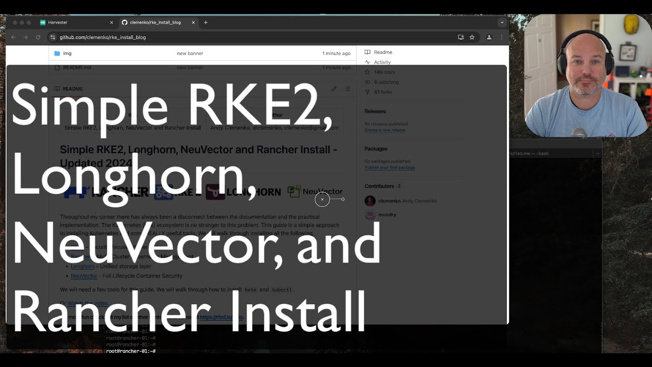 Simple RKE2, Longhorn, NeuVector and Rancher Install - Updated for 2024