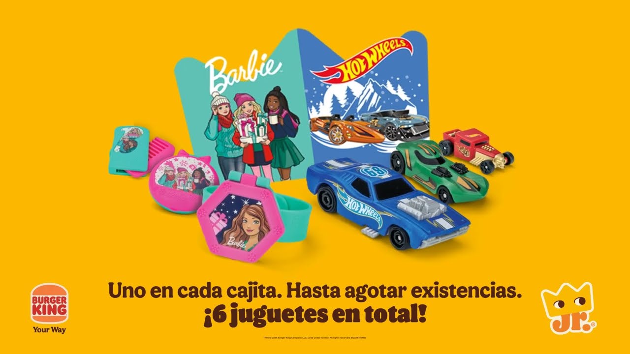 ¡Barbie y Hot Wheels llegaron a Burger King! 👑✨