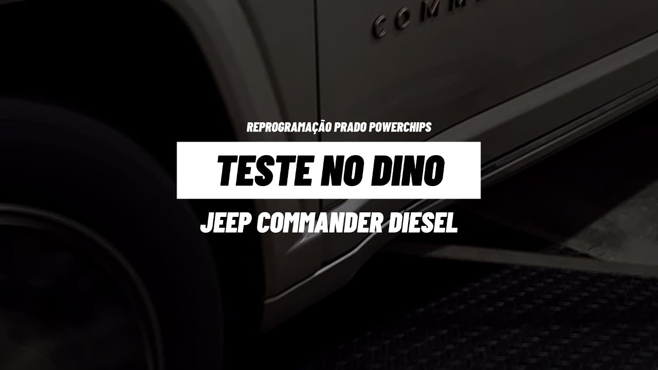 TESTE NO DINAMÔMETRO NA JEEP COMMANDER DIESEL 💨🔥