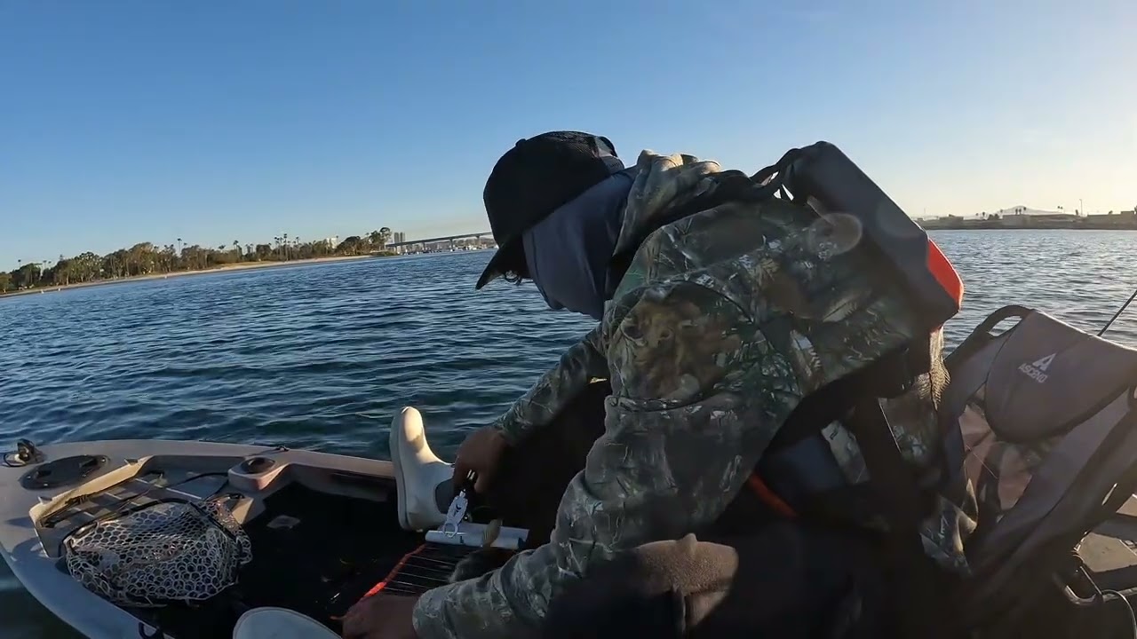 San Diego bay kayak fishing 2/21/26