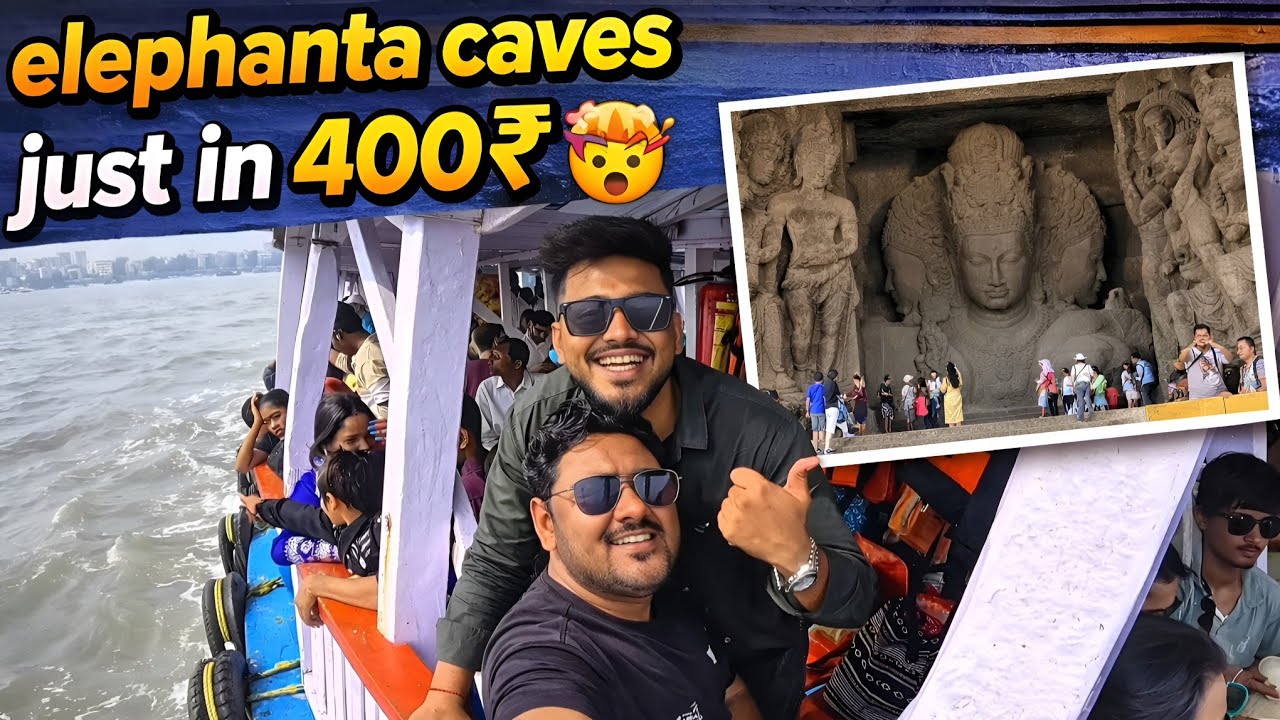 Explore ELEPHANTA Caves for Just 500 rs🤯 #travel #vlog