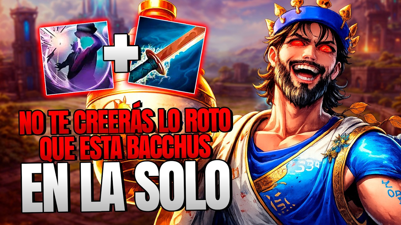 TIENES QUE JUGAR BACCHUS DE SOLO en SMITE 2