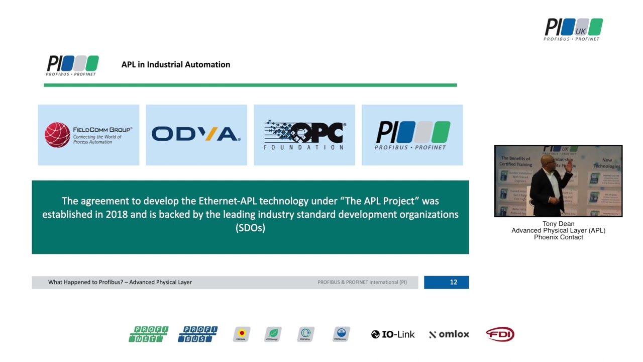 Tony Dean - Advanced Physical Layer (APL)