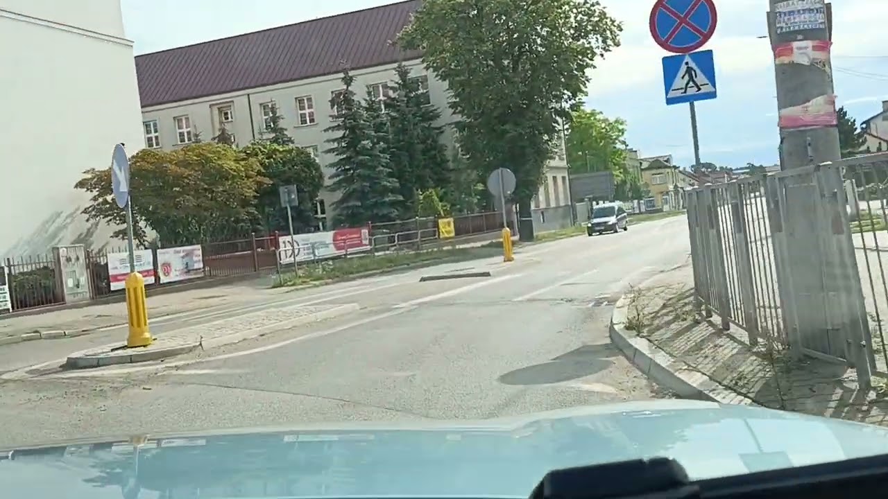 14.07.2024 Przasnysz town , Mazovian Voivodeship, Poland. Road 544.