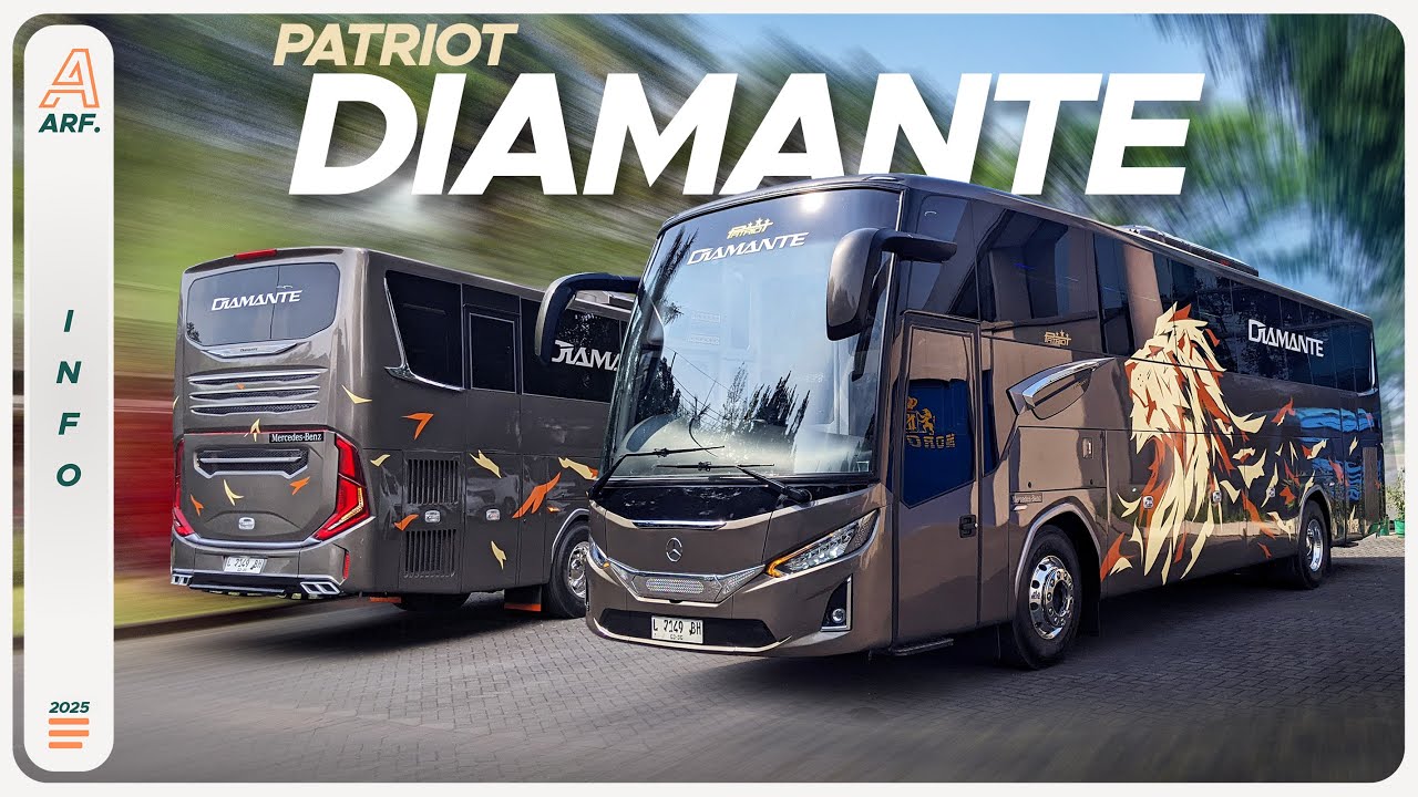 New PATRIOT DIAMANTE !! Body Flagship Terbaru Karoseri Morodadi Prima Malang