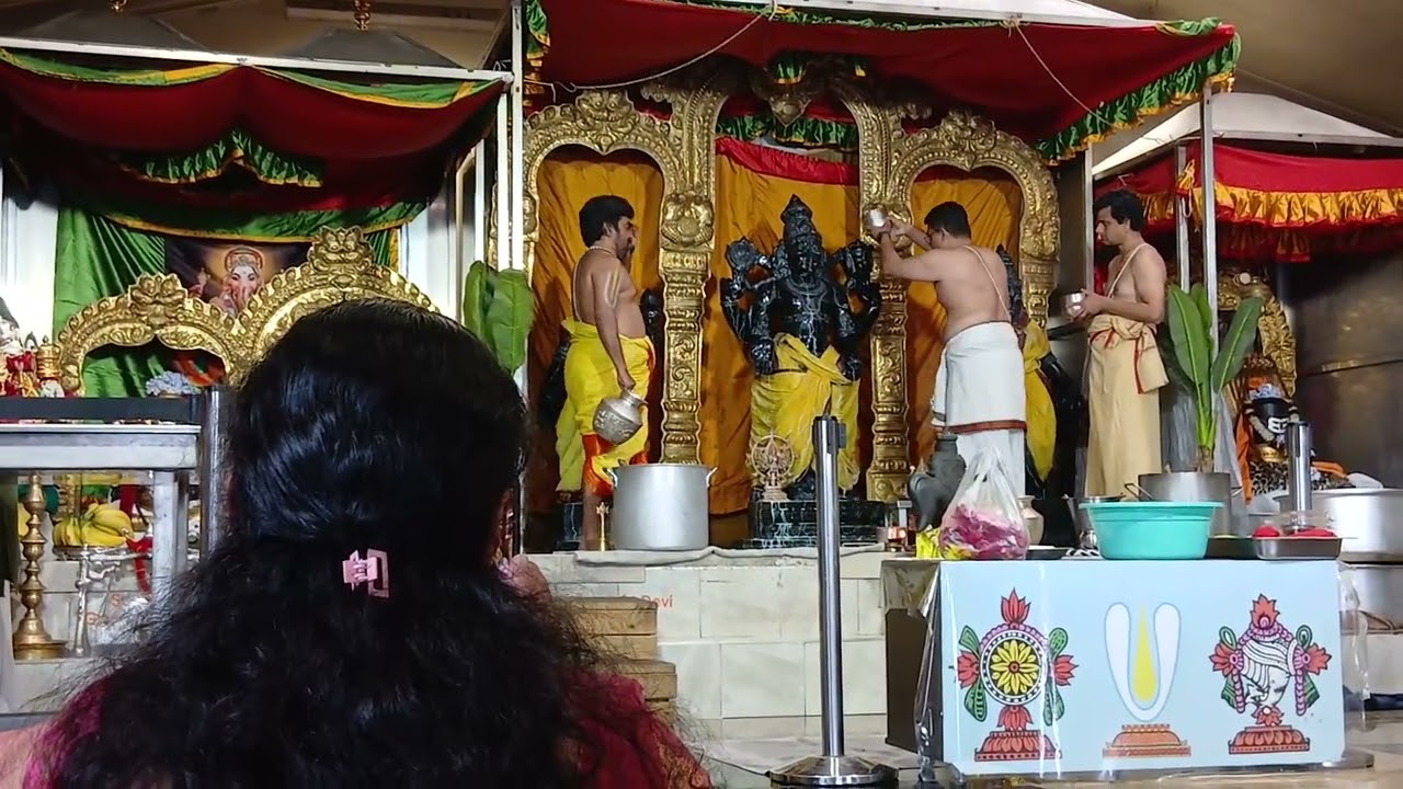 Sri Venkateswara Swami Abhishekam in Hamilton New Zealand | Telugu Devotees