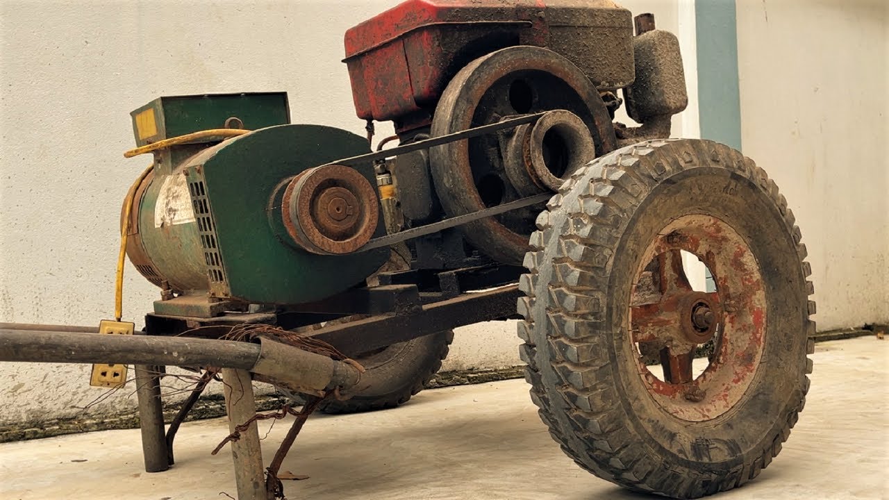 Restore Diesel Engines To Rusty Old Generators To Help Farmers // Repair And Restore Old Generators