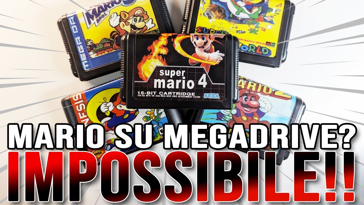 Esistono giochi CHE NON ESISTONO: Super Mario per SEGA Mega Drive - DG Live