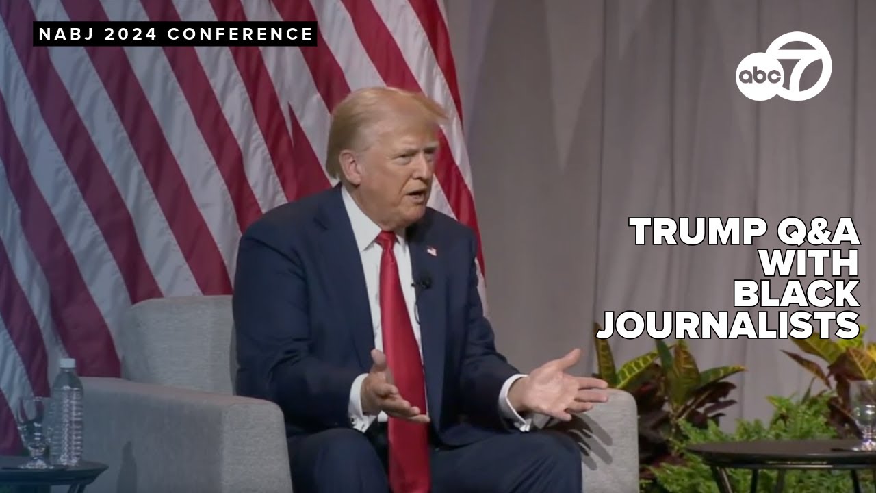 NABJ Trump Q&A brings fireworks as former president addresses Black journalists