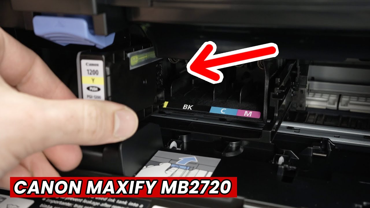 Установка и замена картриджей для принтера Canon MAXIFY MB2720
