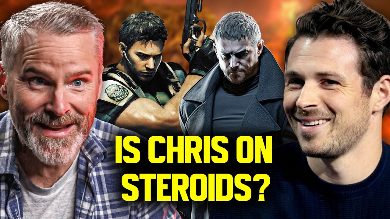 Chris Redfield Resident Evil Actors on if Chris is on Steroids