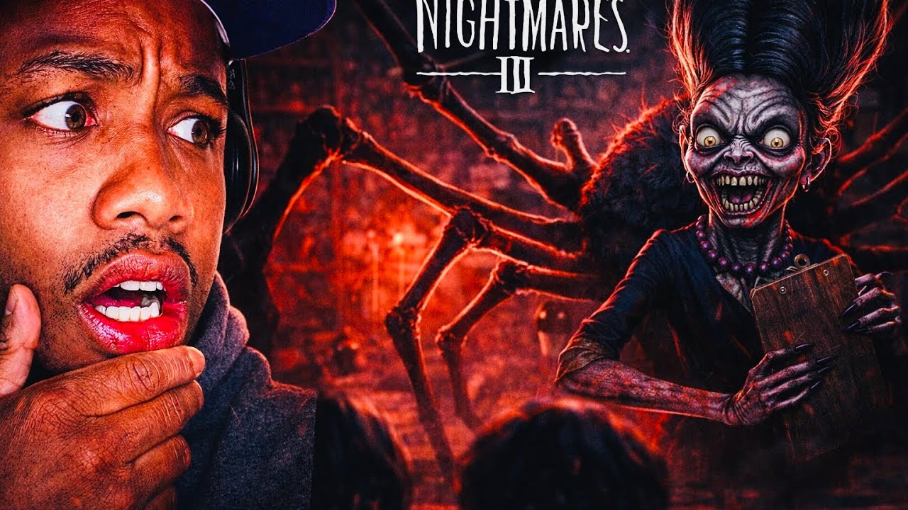 Escaping The Spider Lady in Little Nightmares 3 Was Insane