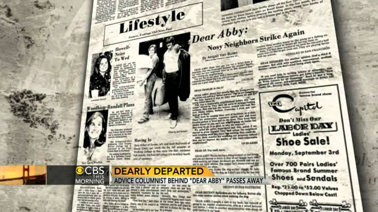 Dear Abby author Pauline Phillips dies at 94