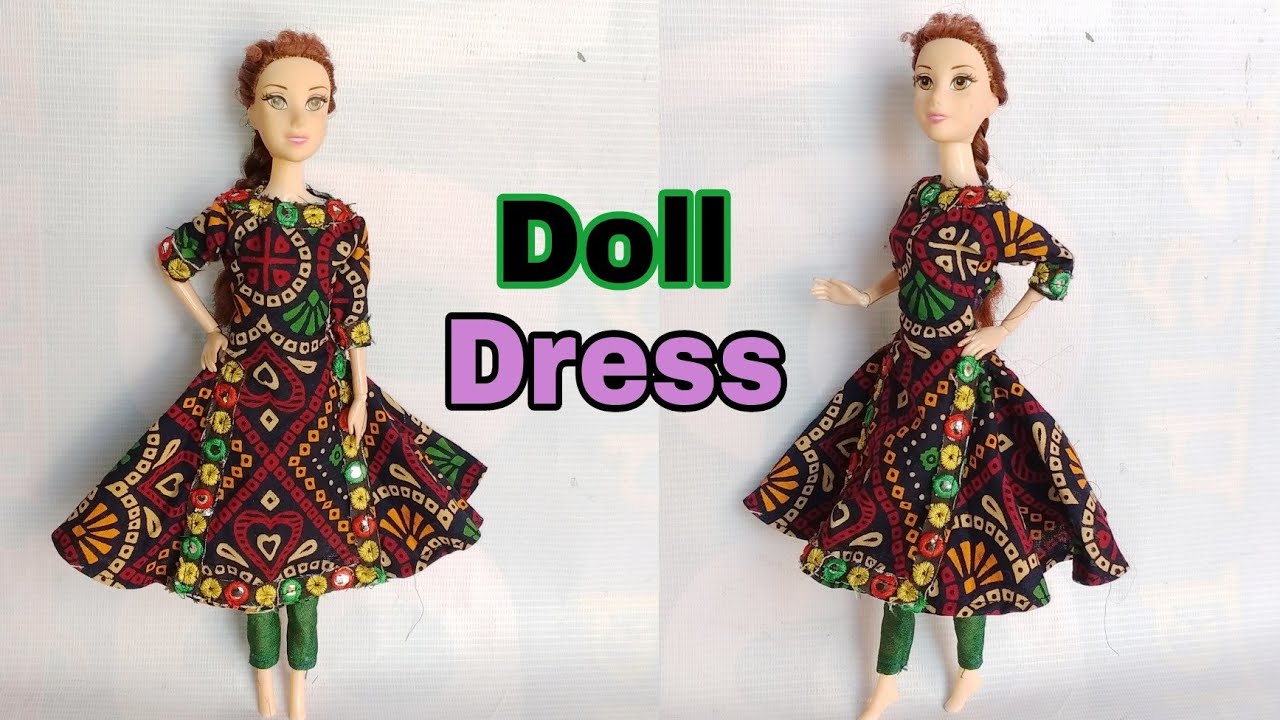 Beautiful Doll Dress Ideas | Making Doll Dress Easy | D Creating Extra