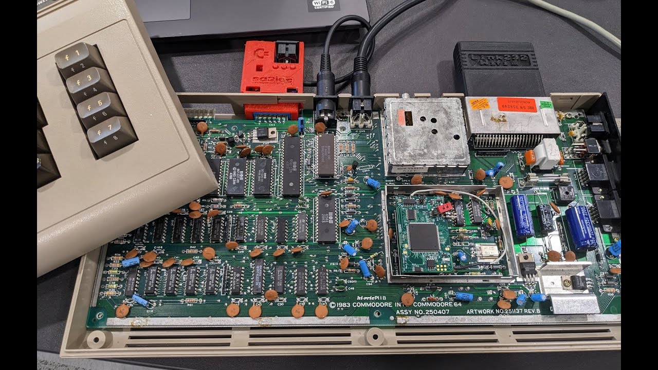 Working Kawari Dot Clock on a 250407 C64 board