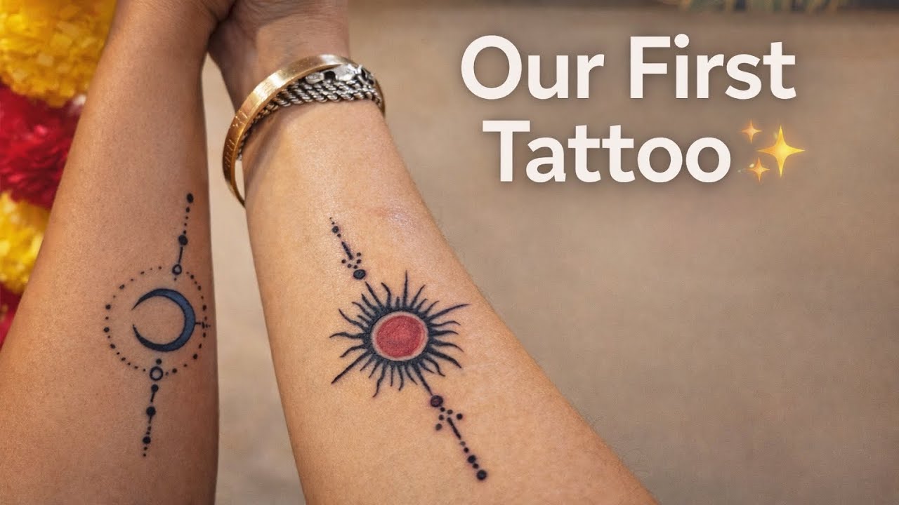Our First Tattoo Story #ourfirsttattoo#coupletattoo#firsttattoo#couple #husbandwife#realmoments