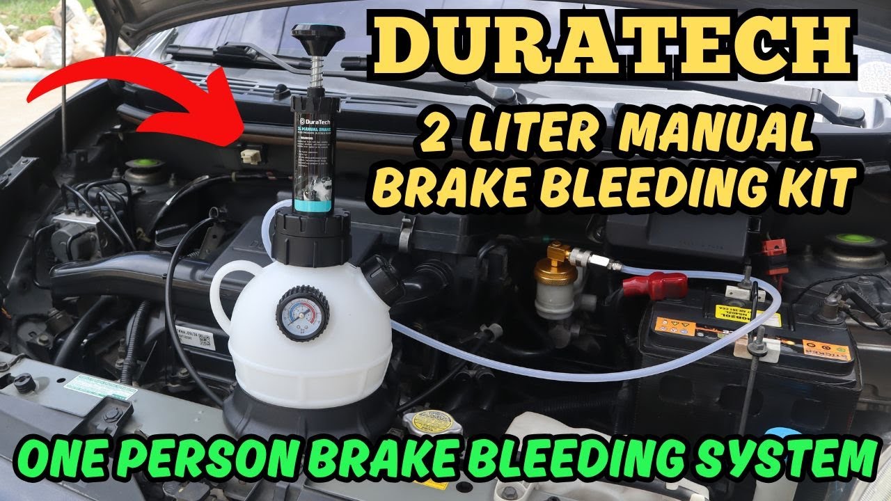 DuraTech 2L Manual Brake Bleeding Kit (Single-person brake bleeding system)