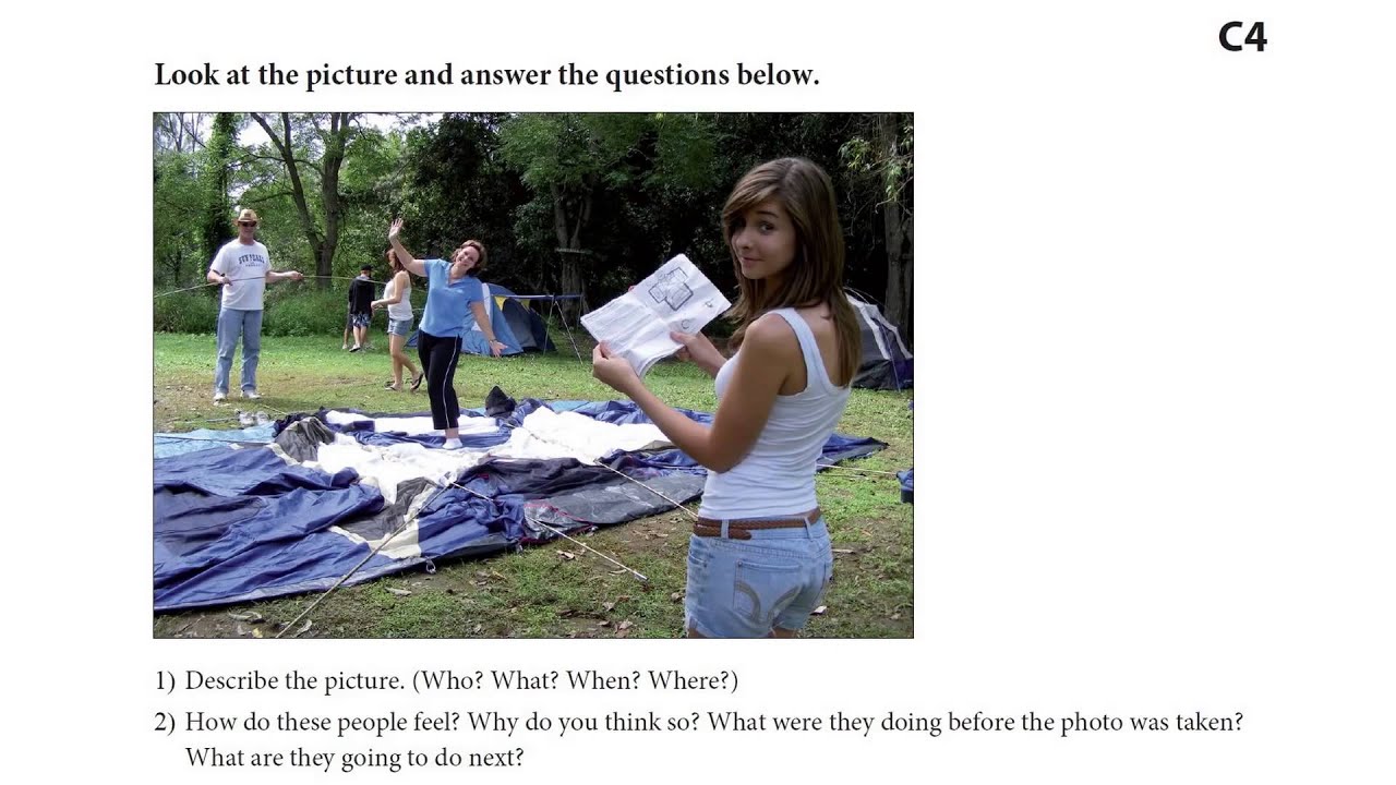 The speaking test of the Year 9 exam