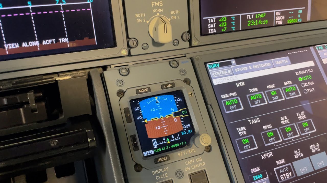 Airbus A350 Intergrated Standby Instrument System ISIS