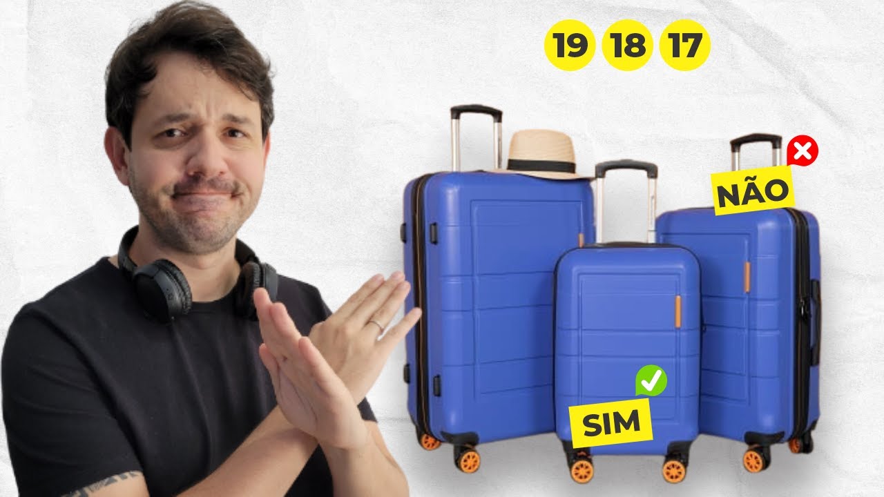 (CUIDADO) Qual o Tamanho da Bagagem de Mão no Avião? Medidas da Mala de mão até 10kg