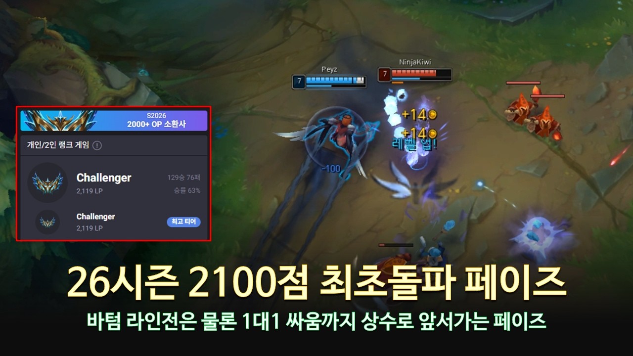 [롤 LOL] 현 솔랭 1위 페이즈 2월 롤 매드무비 | T1 Peyz Montage 2026