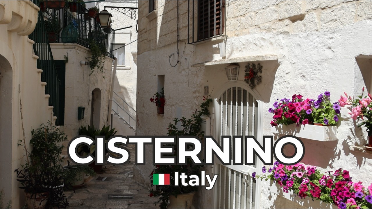 🇮🇹 Чистернино, Италия – Пешеходная экскурсия в формате 4K – Живописная прогулка по Старому городу