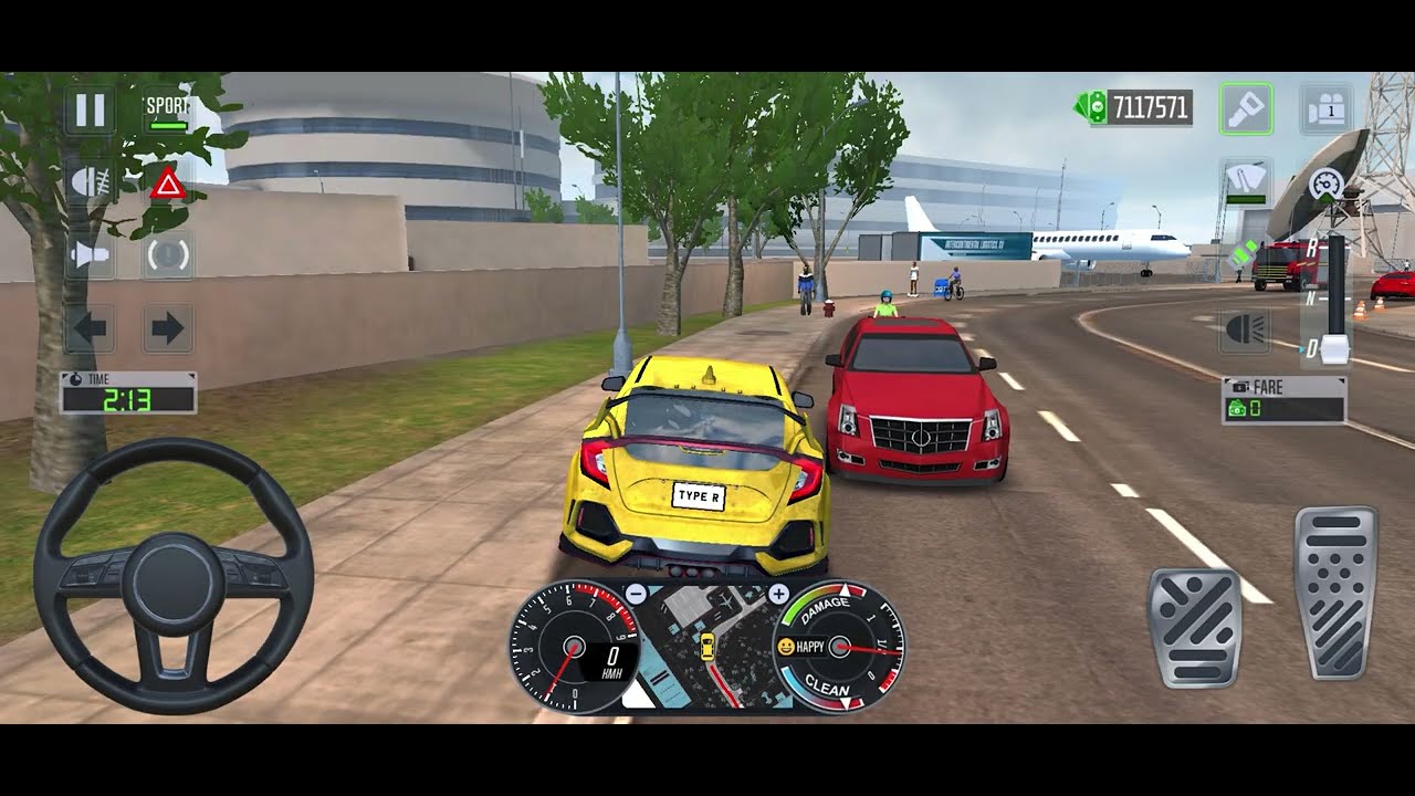 Honda Civic Type R | New York City | Taxi Car Simulator EVO Mobile Gameplay