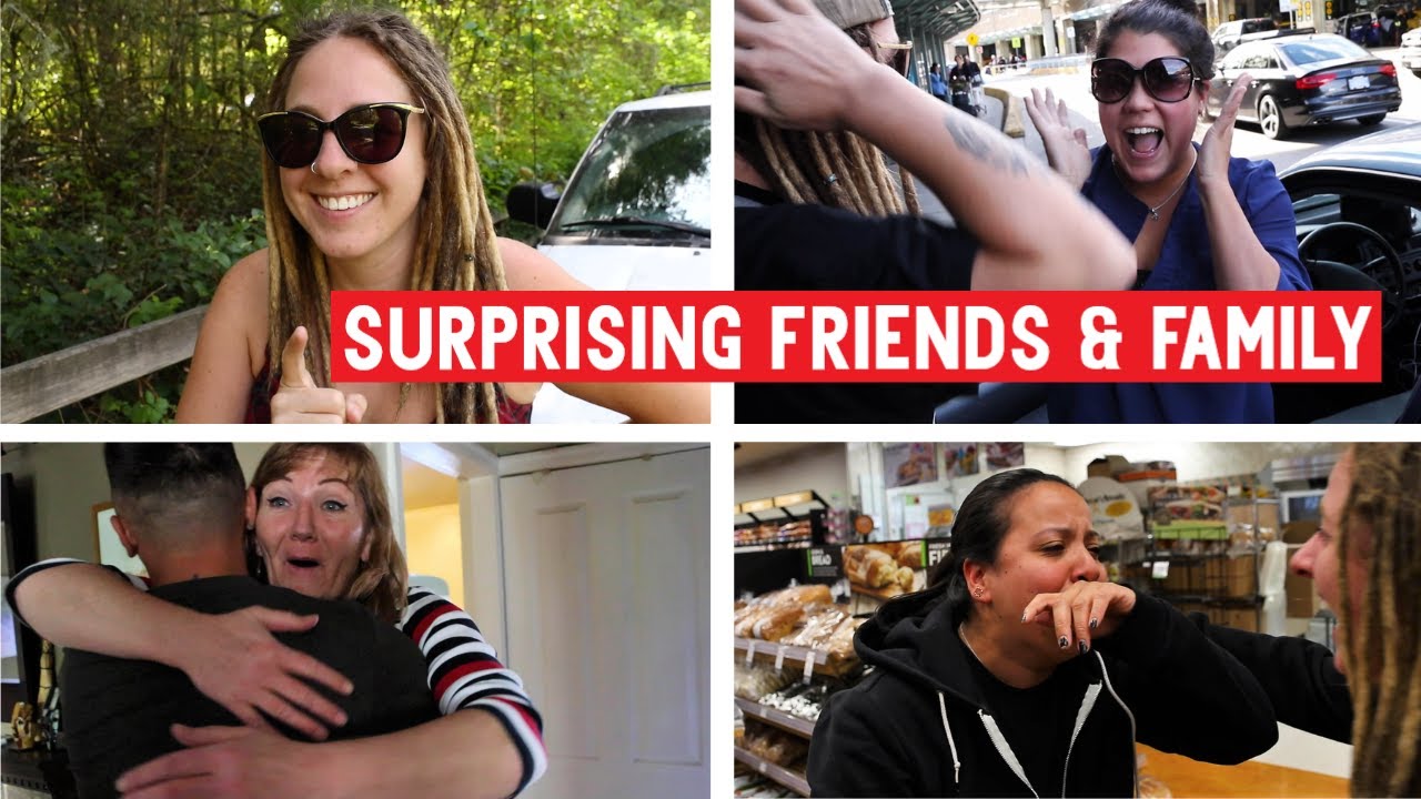 SURPRISING Friends & Family After ONE YEAR of FULL TIME TRAVEL | Emotional Reunion