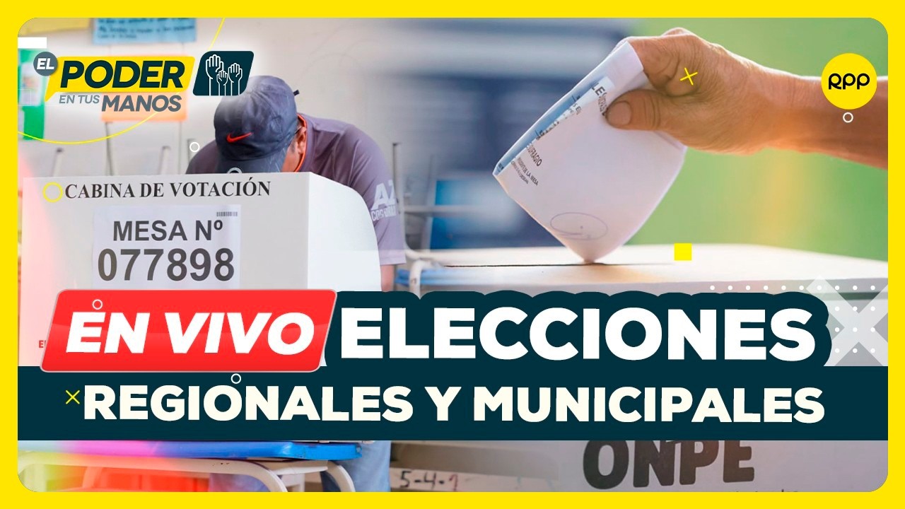 EN VIVO 🔴Elecciones Regionales y Municipales 2026 | RPP NOTICIAS