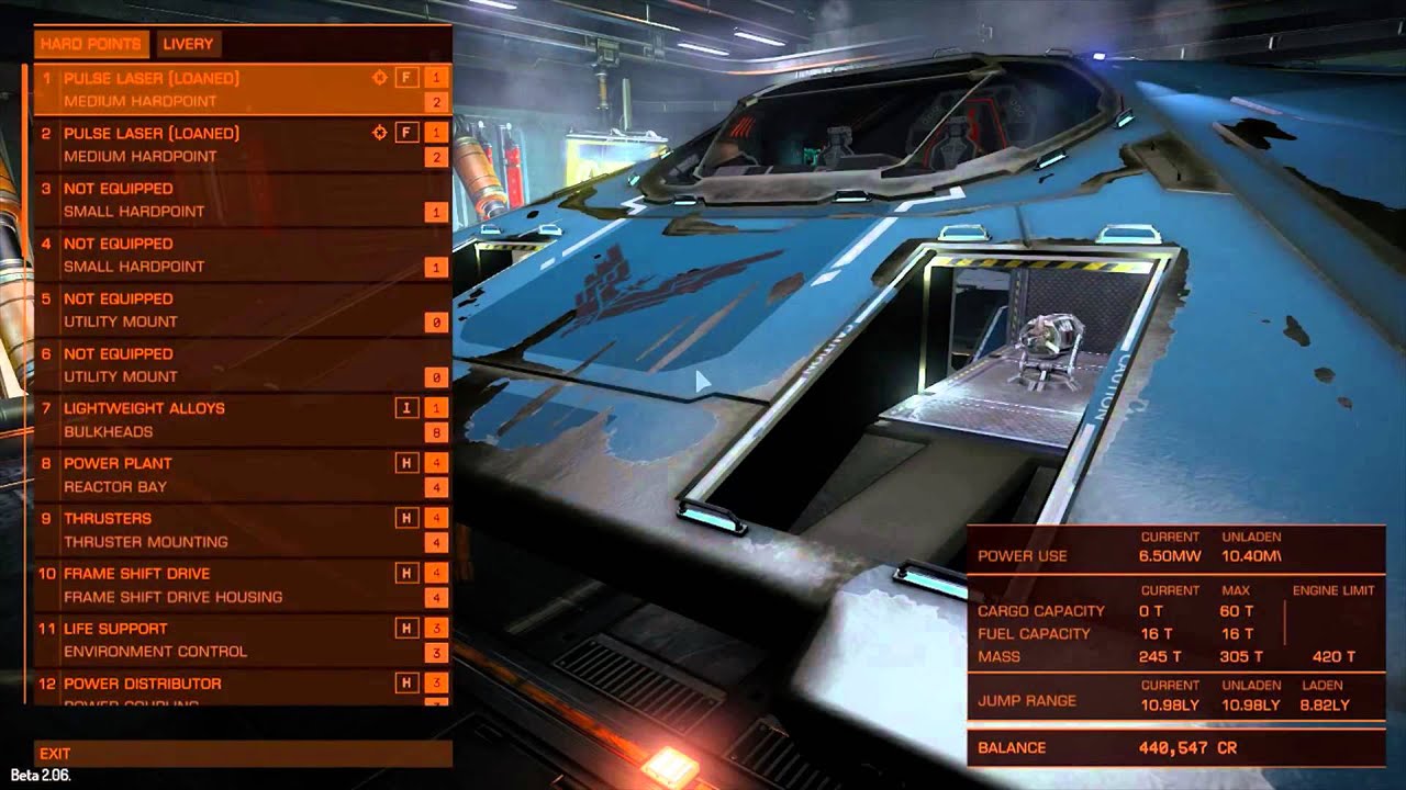 How to increase ship's cargo capacity in Elite: Dangerous