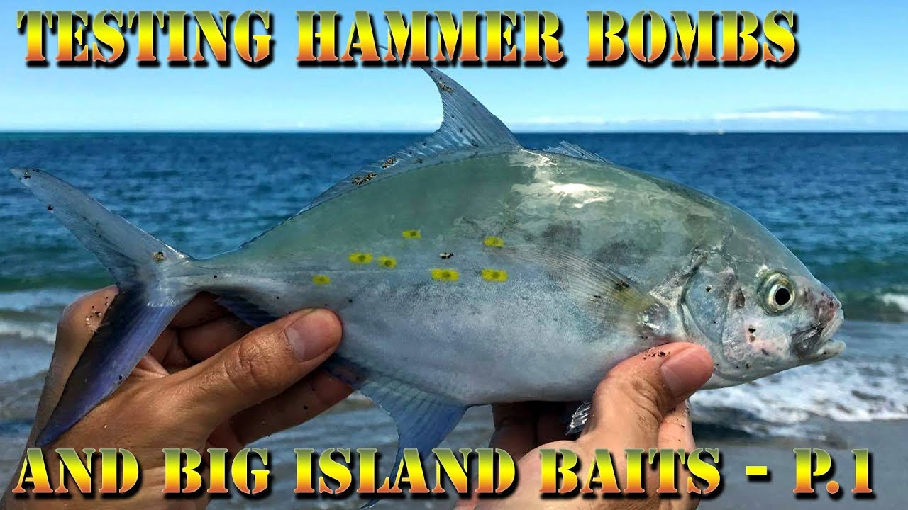 Testing Our New Hawaii Saltwater Tackle - Hammer Bombs - Big Island Baits - Papio - BODS 40 Part 1