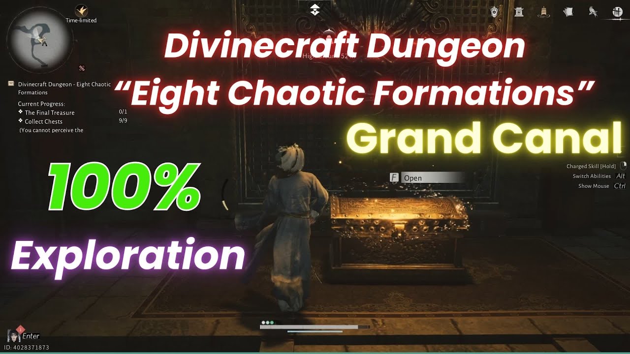 Guide 100%: Grand Canal - Divinecraft Dungeon - Eight Chaotic Formations (Exploration Progress) WWM