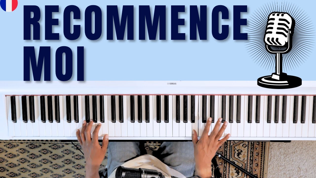 PIANO FACILE // SANTA - RECOMMENCE-MOI