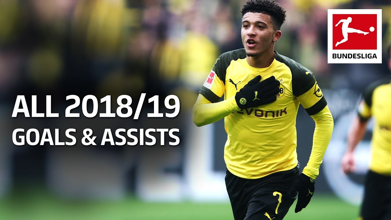 Jadon Sancho - All Goals and Assists 2018/19