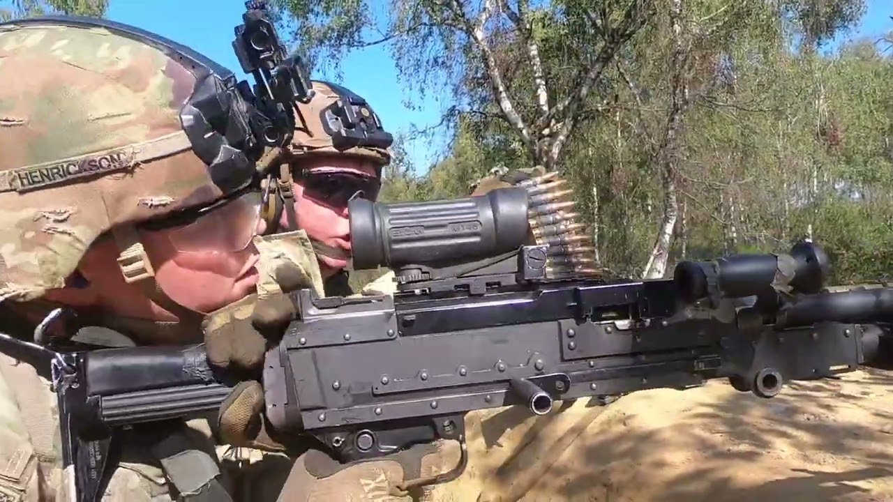 Eagle Troop, 2nd Squadron, 2nd Cavalry Regiment Assaults an Objective
