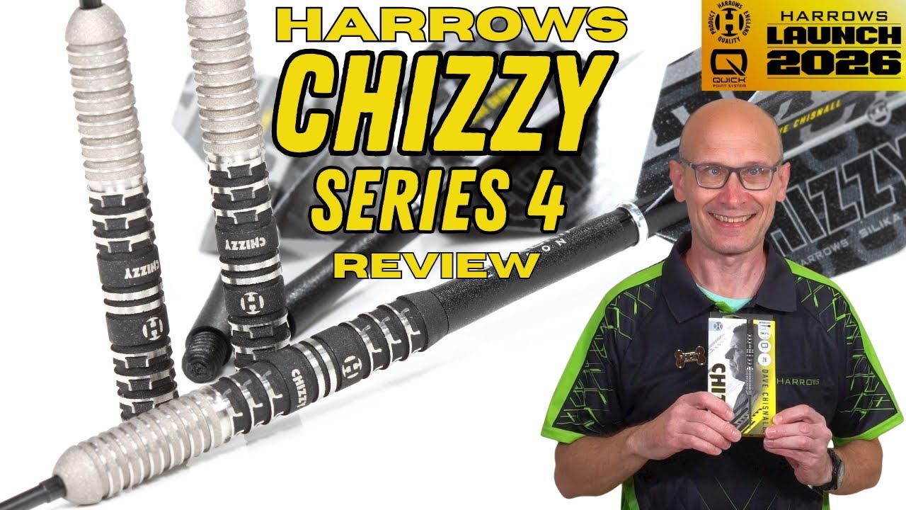 Обзор дротиков CHIZZY SERIES 4 от Harrows Dave Chisnall с новыми наконечниками Quick Points и пес...